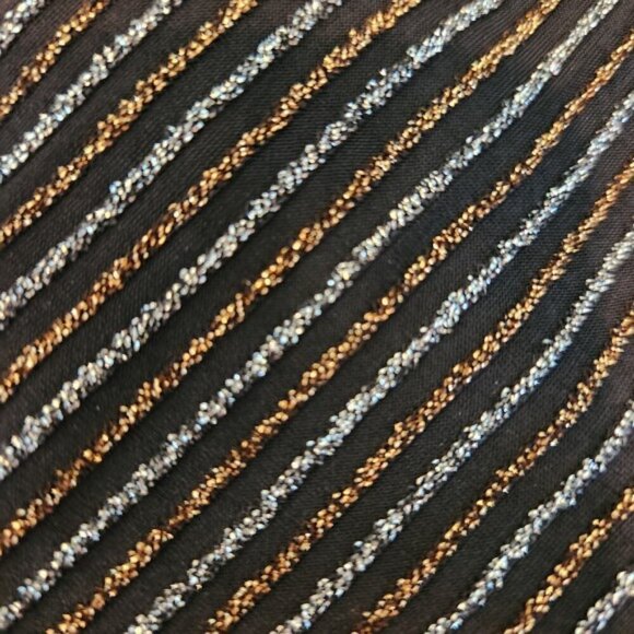 Trina Turk 'Birch' Metallic Stripe Stretch-Jersey Mini Dress, Multicolor - Picture 2 of 3